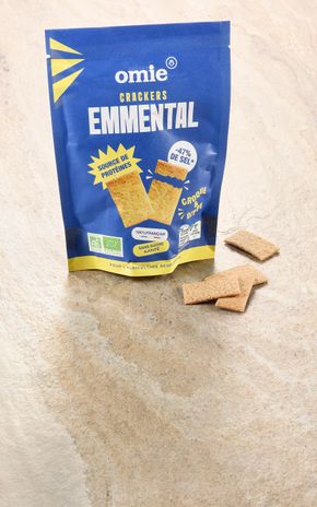 Les Mini Crackers à l'emmental BIO "Omie"