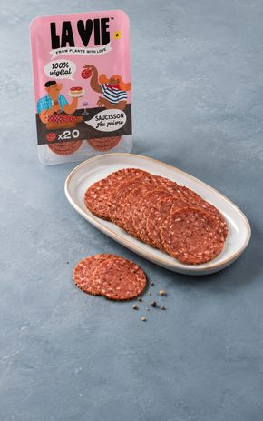 Le Saucisson au poivre tranché vegan "La Vie"