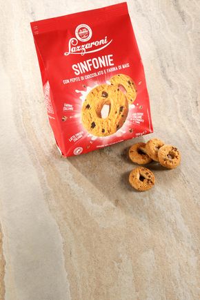 Les Biscuits Sinfonie aux pépites de chocolat et farine de maïs "Lazzaroni"