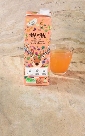 Le Thé vitalisant (sève de bouleau, matcha, pêche blanche) BIO