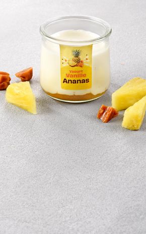 Le Yaourt à l'ananas caramalisé