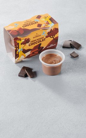 Les Crèmes dessert chocolat au lait