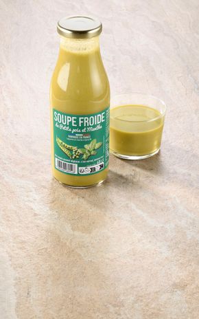 La Soupe froide petits pois et menthe