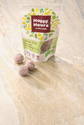 Les Energy balls amande cranberry coco BIO et  sans gluten