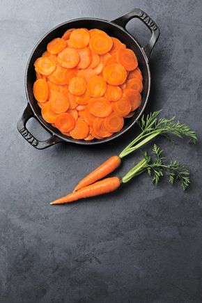 Les Carottes rondelles cuites à basse température