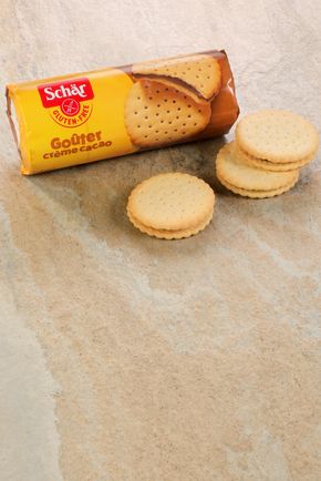 Les Biscuits fourrés au cacao sans gluten