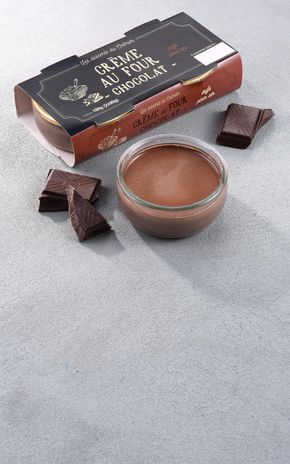 La Crème au chocolat au four