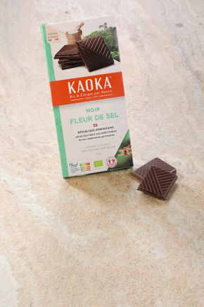 Le Chocolat noir fleur de sel BIO