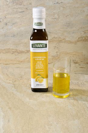 Olio evo aromatizzato limone/ L'Huile d'olive au citron