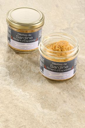 Les Rillettes de sardines au piments d'Espelette