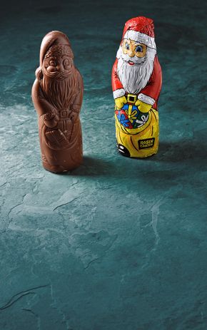 Le Père Noël  en chocolat au lait BIO