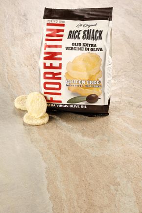 Les Snacks de riz  à l'huile d'olive et sans gluten