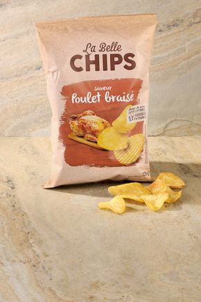 Les Chips poulet braisé