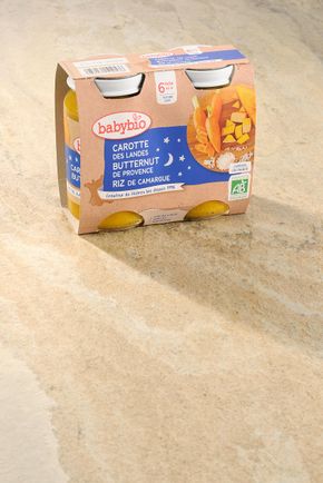 Carottes, butternut, riz de Camargue BIO - dès 6 mois