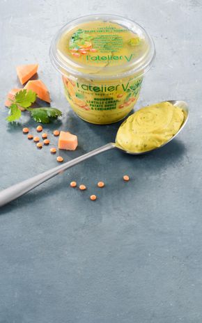 Le Houmous lentilles corail  et coriandre BIO