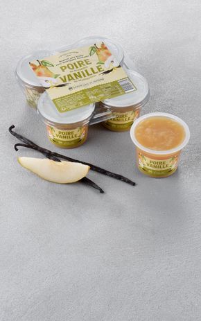 Le Dessert aux poires et à la vanille