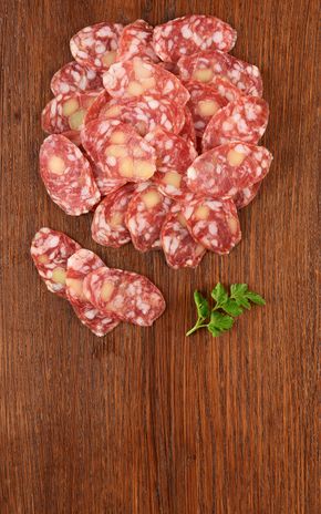 Le Saucisson sec tranché au Comté