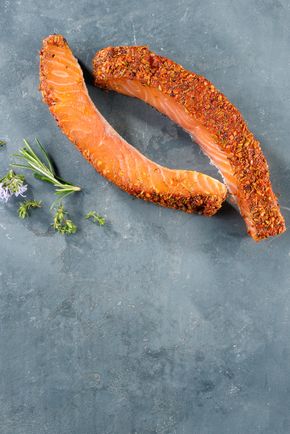 Le Pavé de saumon topping italien
