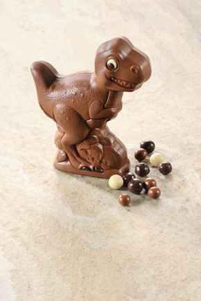 Le Dinosaure au chocolat au lait et billes crousty aux 3 chocolats BIO