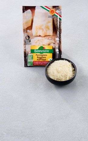 Le Parmesan râpé AOP BIO