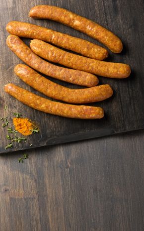 Les 6 Saucisses au curry