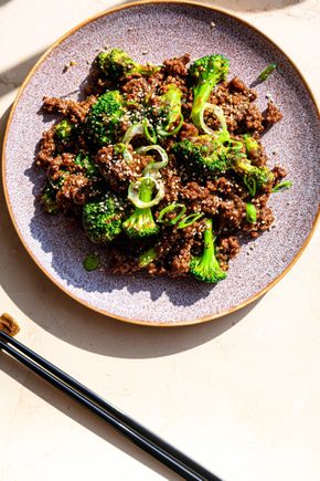Le Haché de bœuf à la coréenne et au brocoli