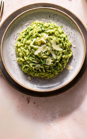 L’Orzotto au pesto d’épinards
