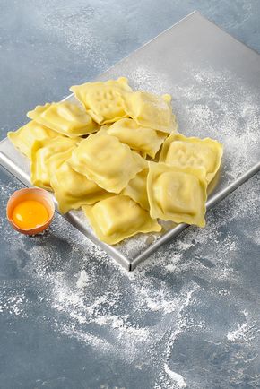 Les Ravioli jambon cru de parme et scamorza fumé