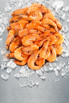 Les Crevettes cuites entières 60/80 500g