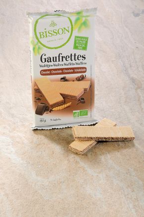 Les Gaufrettes au chocolat BIO