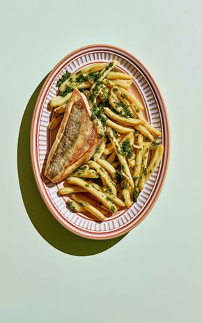 Les Haricots beurre persillés et daurade