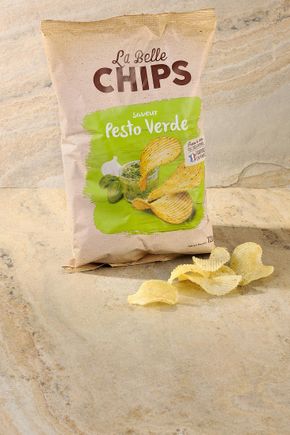 Les Chips pesto et fromage