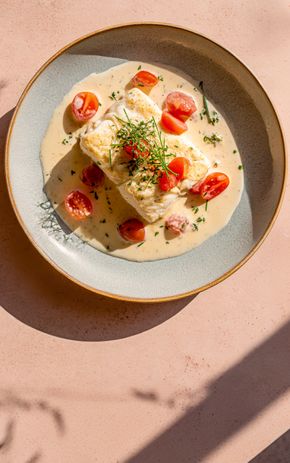 Le Filet de lieu noir crème moutarde
