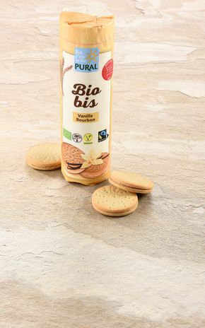 Les Biscuits fourrés vanille Bourbon BIO