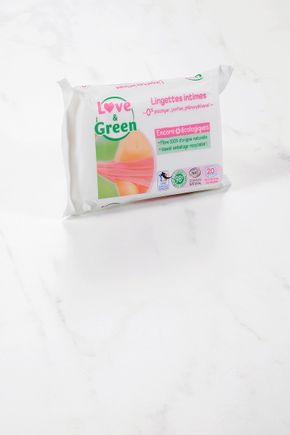 Les Lingettes intimes apaisantes "Love&Green"