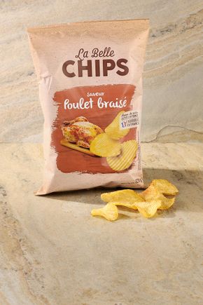 Les Chips poulet braisé