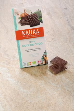 Le Chocolat noir noix de coco BIO