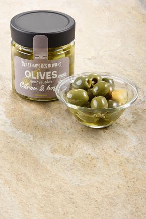 Les Cocktail olives citron & basilic BIO