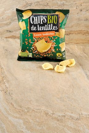 Les Chips de lentilles BIO