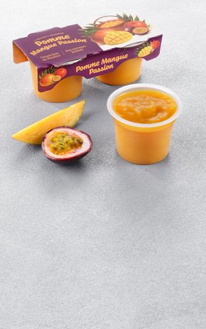 Le Dessert pomme passion et  mangue