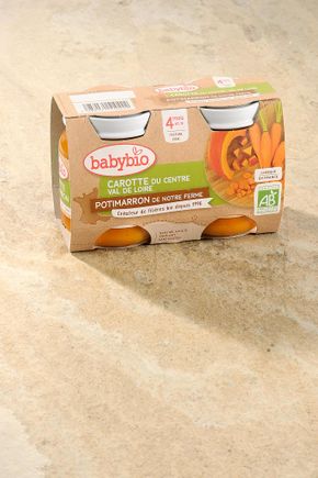 Carottes, potimarron BIO - dès 4 mois