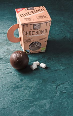 Le Choc'bomb avec mini marshmallows