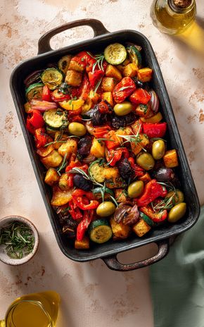 La Ratatouille aux olives et estragon