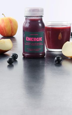 Le Boost myrtille, piment et guarana