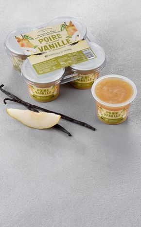 Le Dessert aux poires et à la vanille