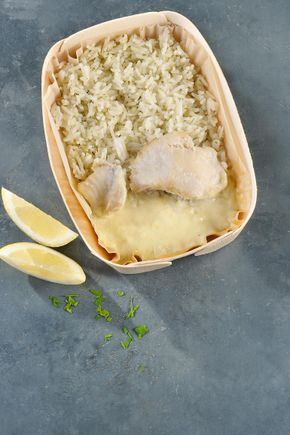 Le Dos de Lieu noir, riz basmati et sauce au beurre blanc