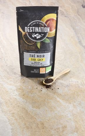 Le Thé noir ceylan earl grey en vrac BIO
