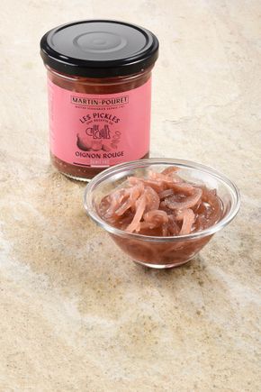Les Pickles oignons rouges genièvre "Martin Pouret"