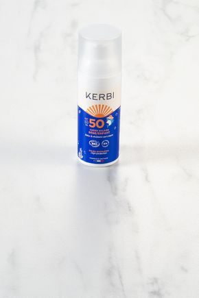 La Crème solaire SPF50 bébé et enfant sans parfum "Kerbi"