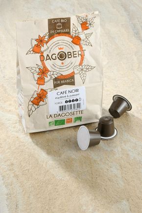 Les Dagosettes café noir BIO de Mexique et d'Ethiopie